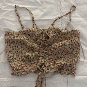 Zara tank top floral size xs